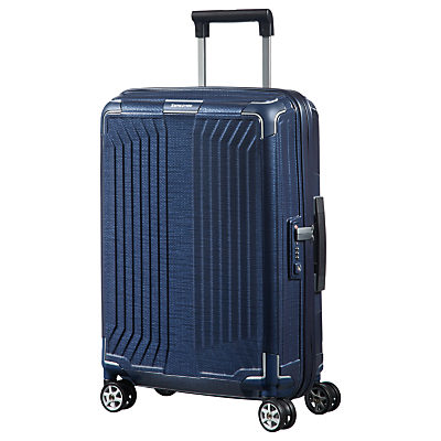Samsonite Lite-Box 55cm 4-Spinner Cabin Case Deep Blue Samsonite Lite-Box 55cm 4-Spinner Cabin Case Deep Blue